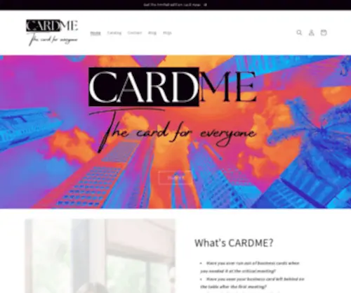 Cardme.info(The card for everyone) Screenshot
