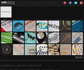 Cardobserver.com(Business Card Design) Screenshot
