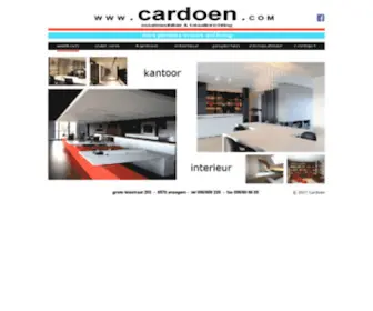 Cardoen.com(Interieurinrichting) Screenshot