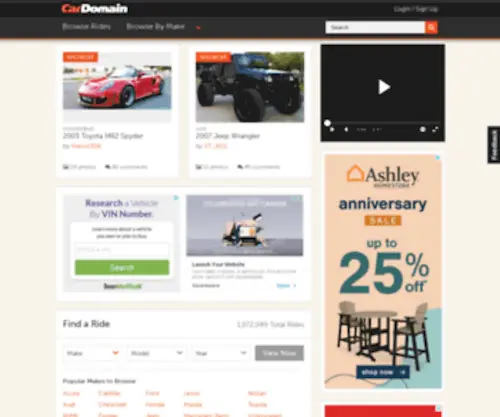 CarDomain.com(Motortrend) Screenshot