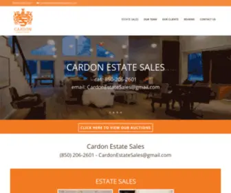 Cardonestatesales.com(Cardon Appraisals & Estate Sales) Screenshot