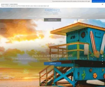 Cardozohotel.com(South Beach Miami Hotel) Screenshot