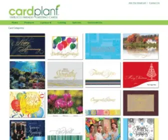 Cardplant.com(ECO FRIENDLY PROMOTIONS) Screenshot