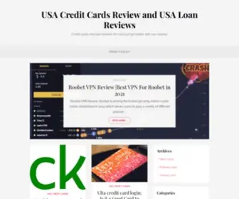 Cards-AND-Loans.com(USA Credit Cards Review and USA Loan Reviews) Screenshot