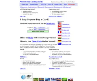 Cards2Phone.net(Phone Cards & Calling Cards) Screenshot