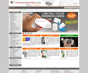 Cardsandbanners.com(Print Company) Screenshot