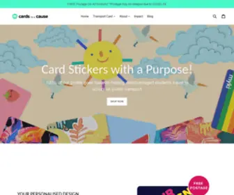 Cardsforacause.com.au(Cards for A Cause) Screenshot