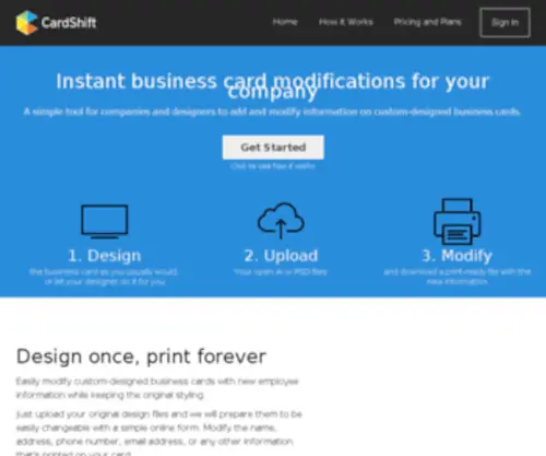 Cardshift.com(Cardshift) Screenshot