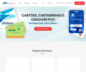 Cardsolutionsbh.com.br(Cartão PVC e Carteirinhas PVC) Screenshot