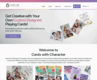 Cardswithcharacter.co.nz(Cards With Character) Screenshot