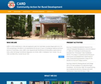 Cardtn.org.in(Community Action for Rural Development) Screenshot