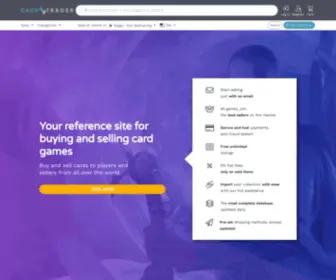 Cardtrader.com(The online marketplace where any private and shop can buy and sell Magic the Gathering (MTG)) Screenshot