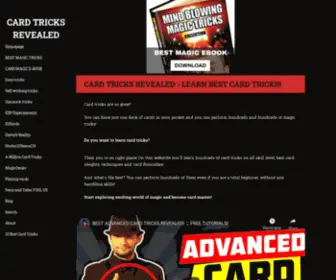 Cardtricksrevealed.com(Card tricks revealed) Screenshot