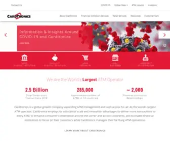 Cardtronics.com(The World's Largest ATM Operator) Screenshot