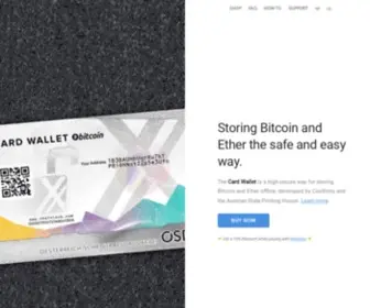 Cardwallet.com(Bitcoin einfach sicher lagern) Screenshot