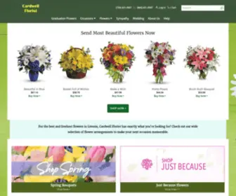 Cardwellflorist.com(Livonia Florist) Screenshot