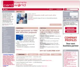 Cardworldonline.com(Card & Payments World) Screenshot
