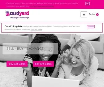 Cardyard.co.uk(Cardyard is an online E) Screenshot