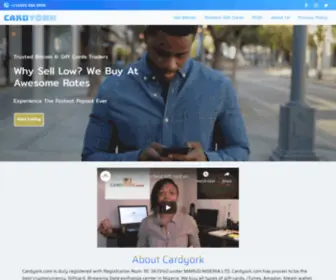 Cardyork.com(A Secured Platform To Sell Gift Cards & Bitcoin in Nigeria) Screenshot