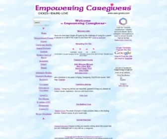 Care-Givers.com(Empowering Caregivers) Screenshot