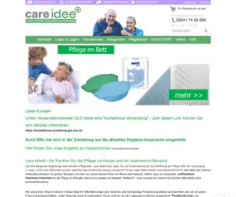 Care-Idee-Shop.de(Transferhilfsmittel Lagerungskissen Dekubitusprophylaxe) Screenshot