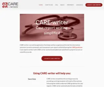 Care-Writer.com(Care Writer) Screenshot