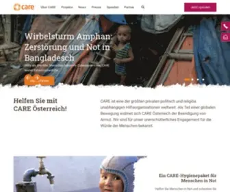 Care.at(Willkommen bei CARE Österreich) Screenshot
