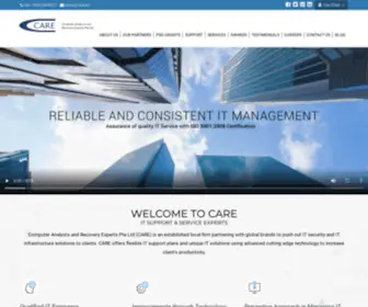 Care.biz(Computer Analysts And Recovery Experts (CARE)) Screenshot