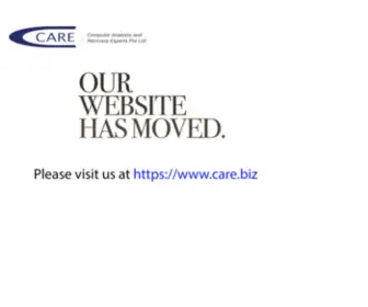 Care.net.sg(Computer Analysts And Recovery Experts (CARE)) Screenshot