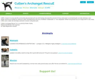 Care2Adopt.org(`Website for organization helping pets and owners) Screenshot