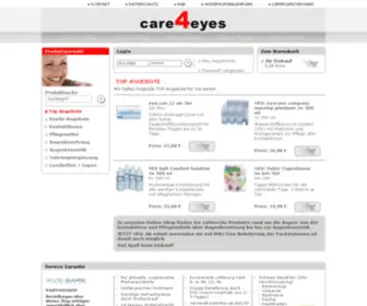 Care4Eyes.de(Eyecare company Online Shop) Screenshot
