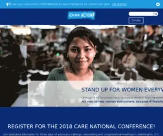 Careaction.org(CARE Action) Screenshot