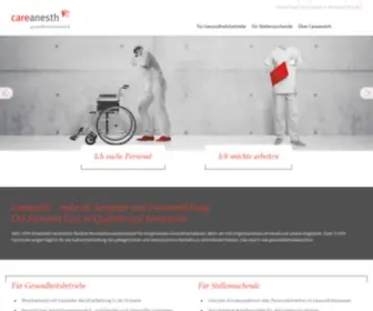 Careanesth.com(Jobs Gesundheitswesen) Screenshot