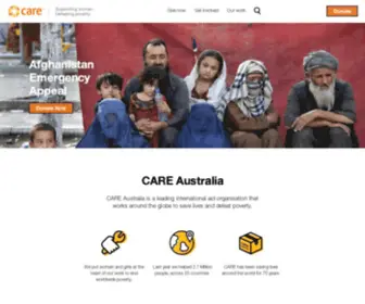 Careaustralia.org.au(CARE Australia) Screenshot