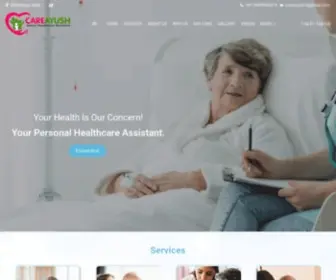 Careayush.com(In Home Nursing care) Screenshot