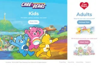 Carebears.com(Care Bears) Screenshot
