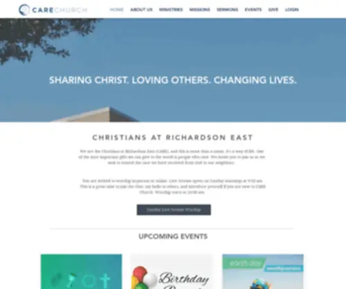 Carechurch.org(Care Church) Screenshot