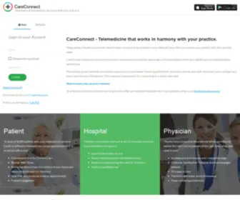 Careconnectclinic.com(Telemedicine Platform) Screenshot