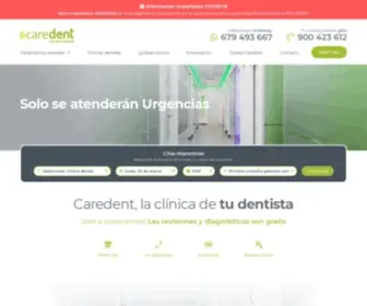 Caredent.es(Clínica dental Caredent) Screenshot