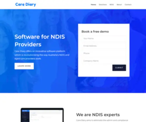Carediary.com.au(Carediary) Screenshot