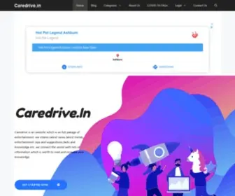Caredrive.in(Our mission) Screenshot