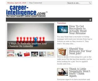 Career-Intelligence.com(Career Intelligence) Screenshot