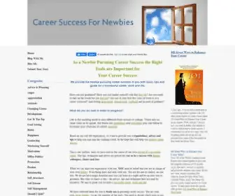 Career-Success-For-Newbies.com(Tips for Pursuing Career Success) Screenshot