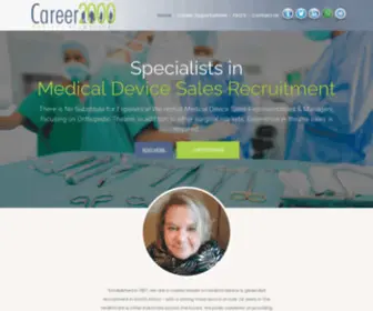 Career2000.co.za(Medical Device Sales Recruitment) Screenshot