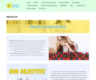 Careeradviser.com.pk(Front Page) Screenshot