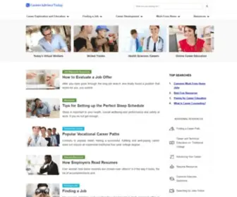 Careeradvisortoday.com(Career Advisor Today) Screenshot