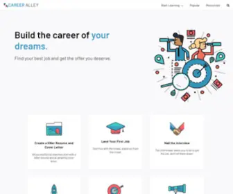 Careeralley.com(We bring much needed ACTIONABLE advice to a generation) Screenshot