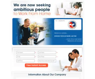 Careerandfreedom.com(Freedom At Home Team) Screenshot