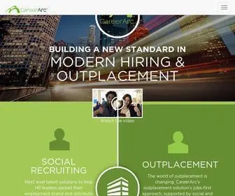 Careerarc.com(Social recruiting made effortless with the CareerArc platform) Screenshot