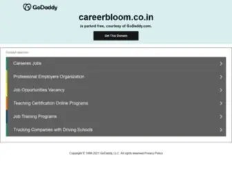 Careerbloom.co.in(Careerbloom) Screenshot